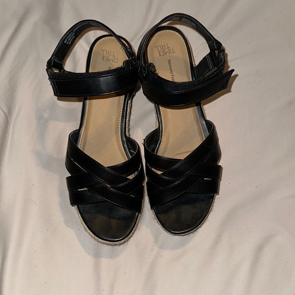 Black Strappy Sandals